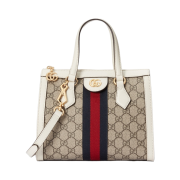 Gucci Ophidia GG Small Tote Bag Beige Ebony