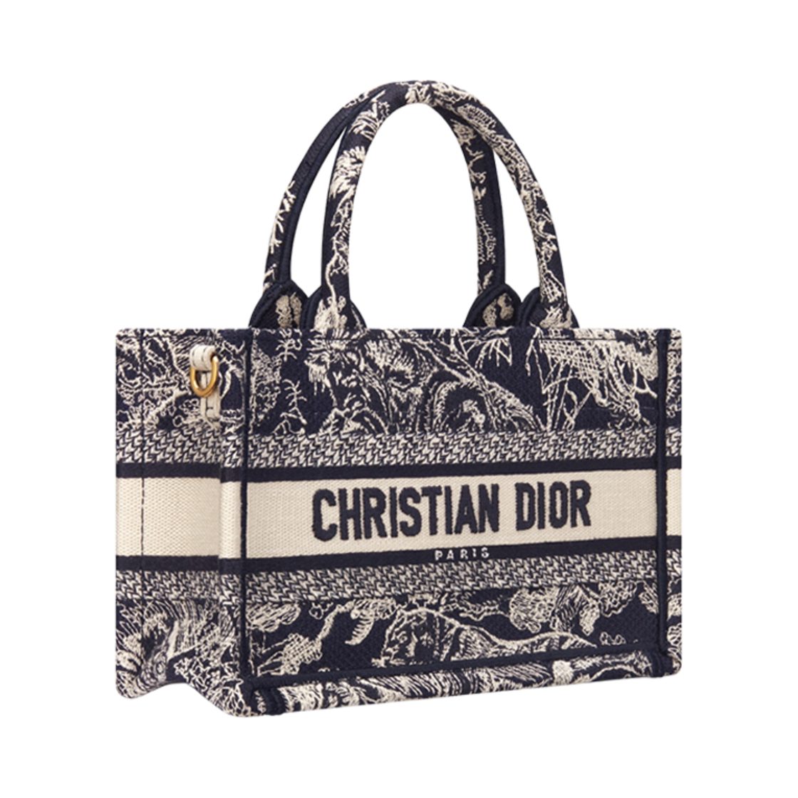 디올 라이트 디올 북 토트백 스트랩 블루 리버스(Dior Mini Dior Book Tote With Strap Blue Reverse) - 1