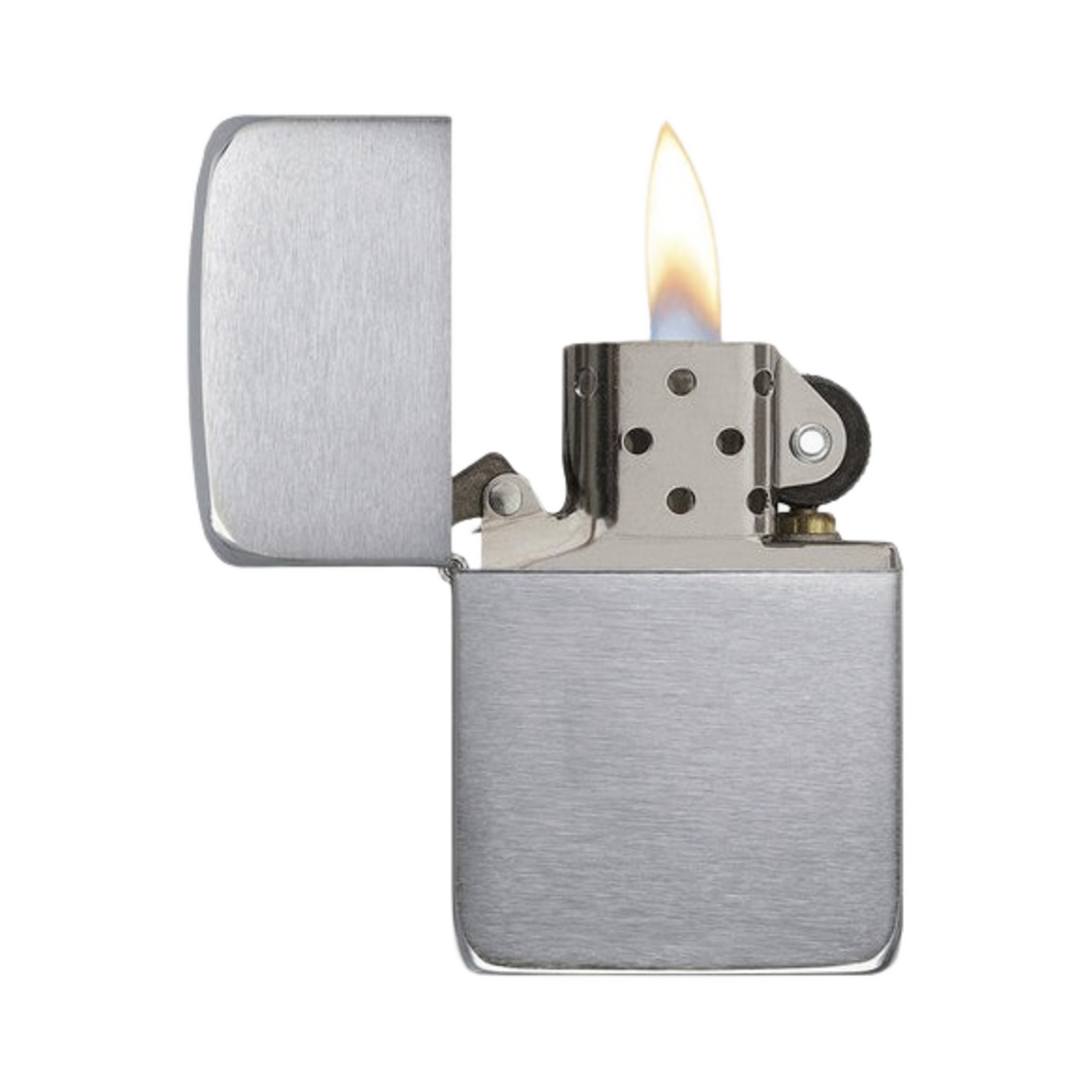 지포 1941 레플리카 브러쉬드 크롬 윈드프루프 라이터 실버(Zippo 1941 Replica Brushed Chrome Windproof Lighter Silver) - 3