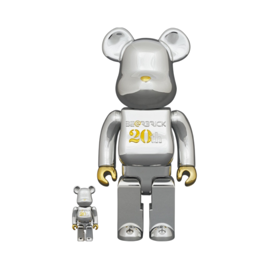 Bearbrick 20th Anniversary Model 100% & 400% Set