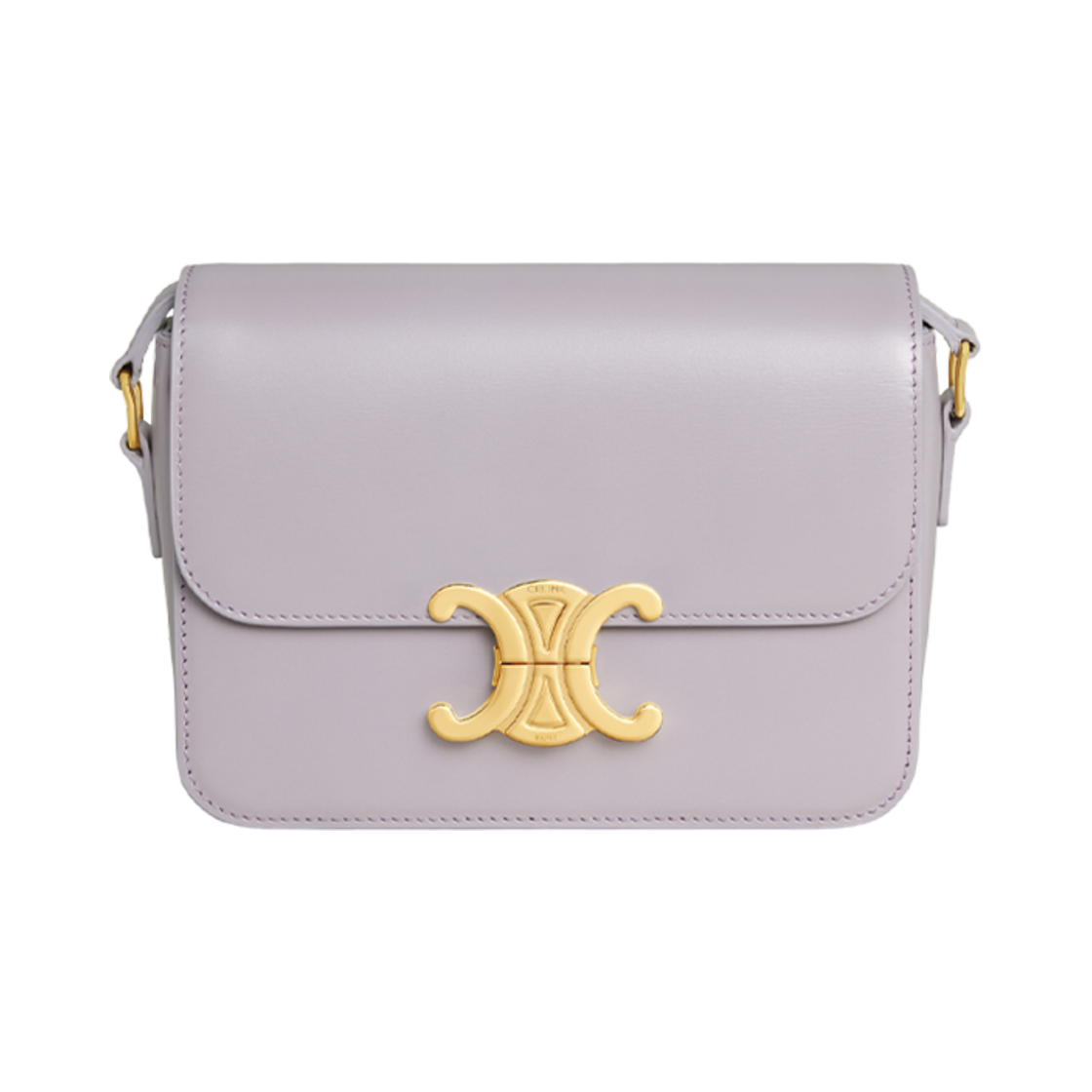 셀린느 틴 트리옹프 백 샤이니 카프스킨 라이트 라일락(Celine Teen Triomphe Bag in Shiny Calfskin Light Lilac) - 1