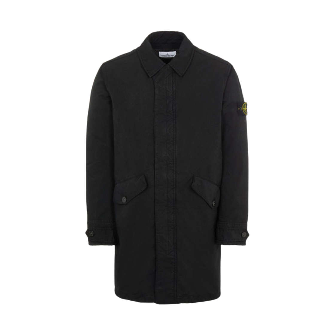 751570449-V0029 Stone Island 70449 David-TC Primaloft Insulation Technology Long Jacket Black - 21FW - 대표 이미지 #1