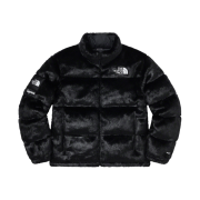 Supreme x The North Face Faux Fur Nuptse Jacket Black - 20FW