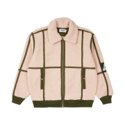 Palace Sherpa Flight Jacket Pink Olive - 21FW