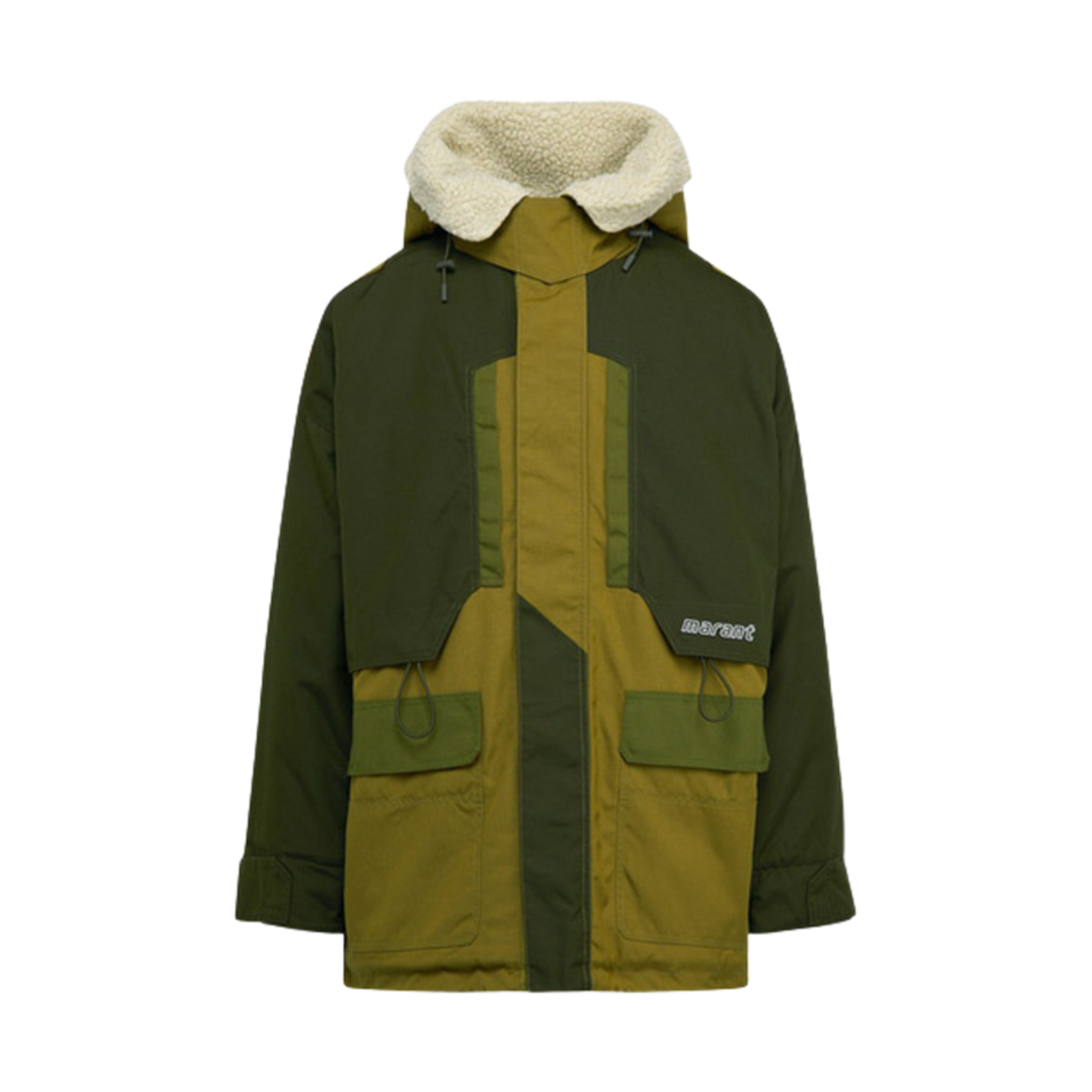 MA1236-22A005H-67DK Isabel Marant Ganeri Parka Khaki - 22FW