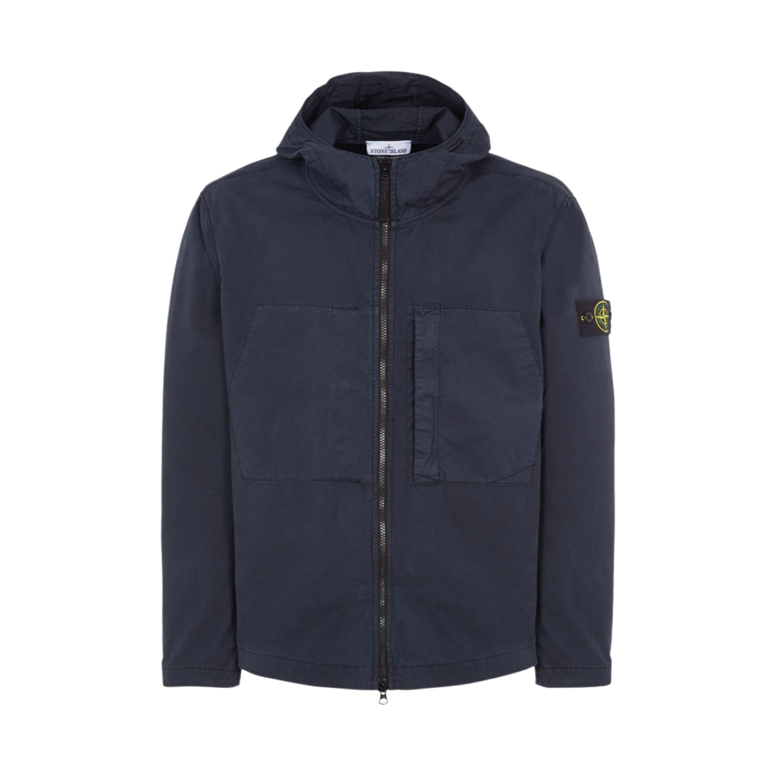 781543310-V0020 Stone Island 43310 Supima Cotton Hooded Jacket Navy Blue - 23SS