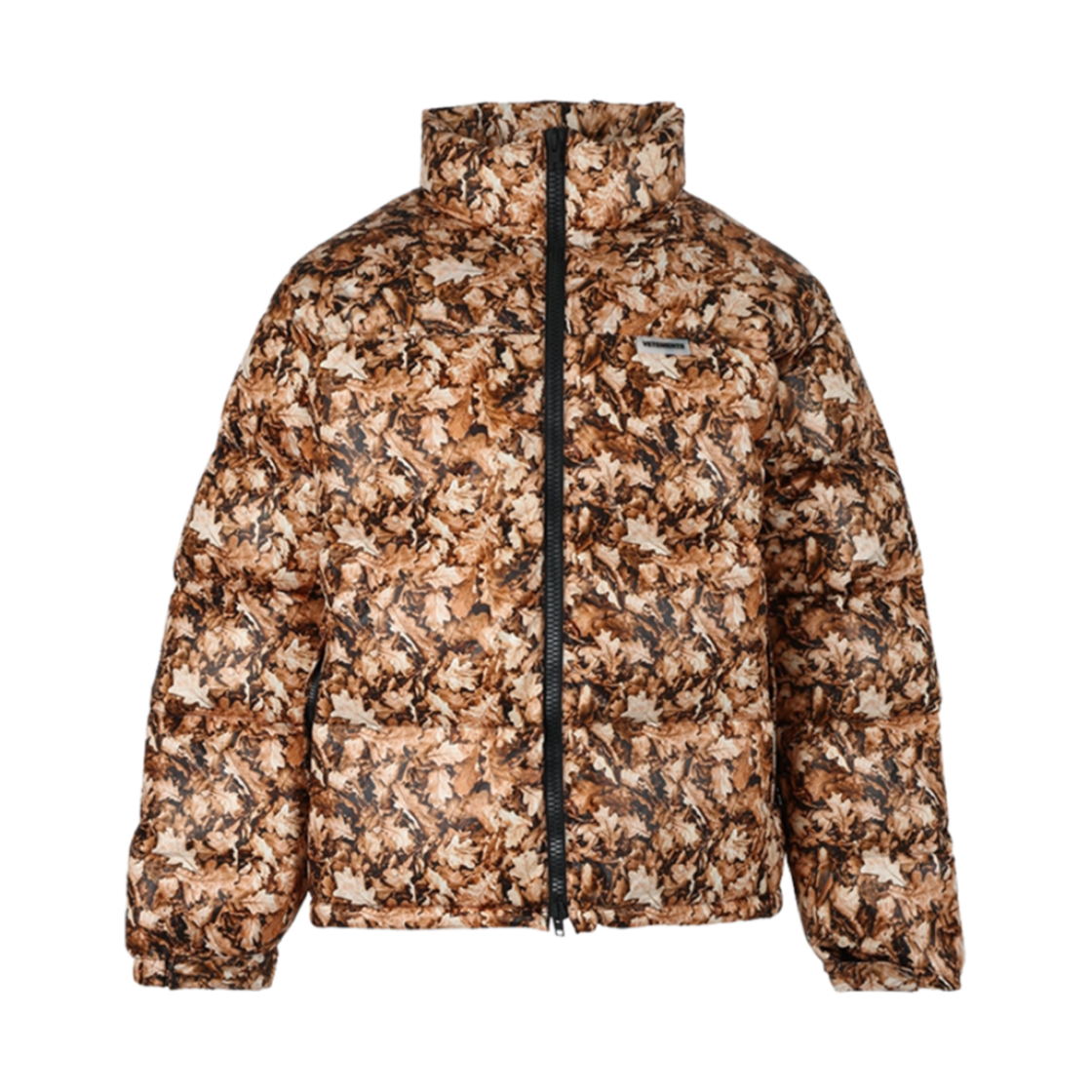 베트멍 리브스 다운 자켓 브라운(Vetements Leaves Down Jacket Brown)
