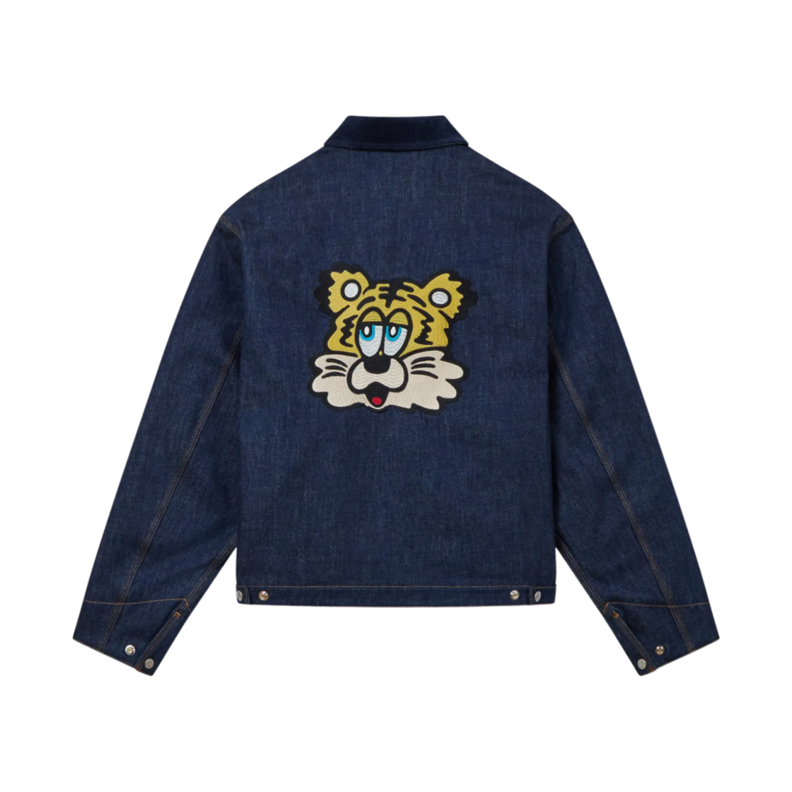 겐조 x 베르디 마켓 패디드 워크웨어 자켓 린스 블루 데님(Kenzo x Verdy Market Padded Workwear Jacket Rinse Blue Denim)