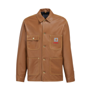 Marni x Carhartt WIP Leather Jacket Brown