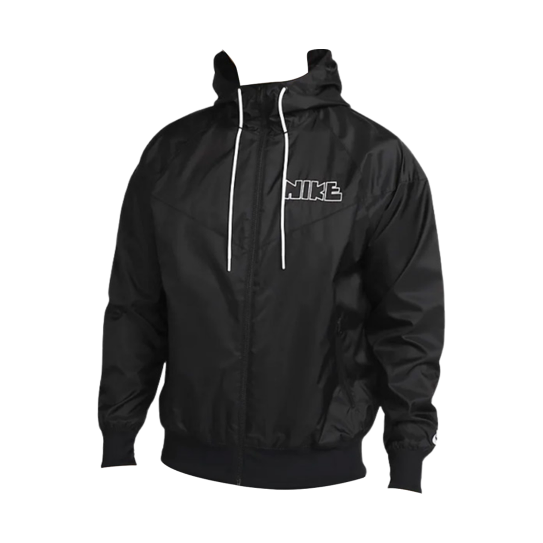 나이키 윈드러너 우븐 후드 자켓 블랙 - 아시아(Nike Windrunner Woven Hooded Jacket Black - Asia) - 1