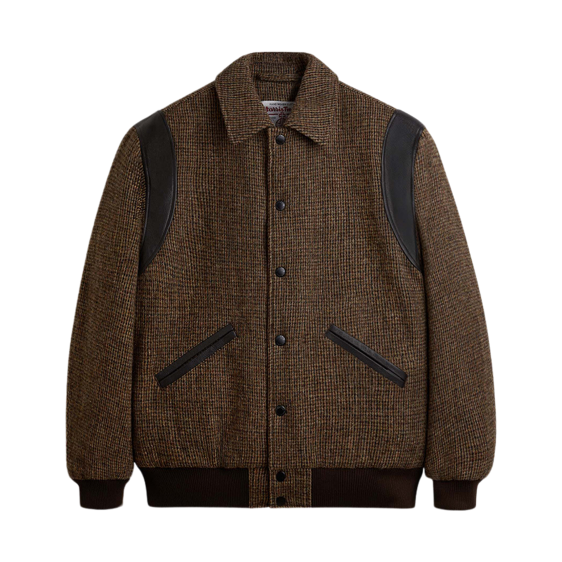 후아유 바시티 자켓 브라운(WHO.A.U Varsity Jacket Brown)