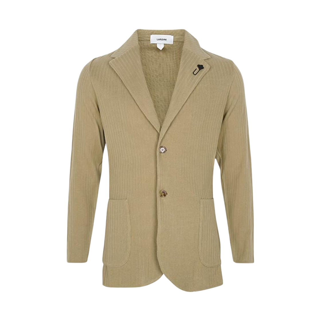 라르디니 브로치 텍스처 블레이저 카멜(Lardini Brooch Texture Blazer Camel)