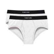 Tom Ford Cotton Briefs White (2 Pack)