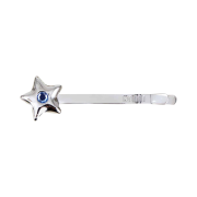 DNINI Twinkle Star Hair Slide Silver Blue