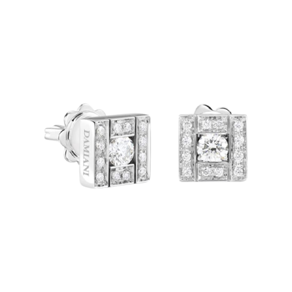 다미아니 벨에포크 다이아몬드 이어링 화이트 골드(Damiani Belle Epoque Diamonds Earrings White Gold)