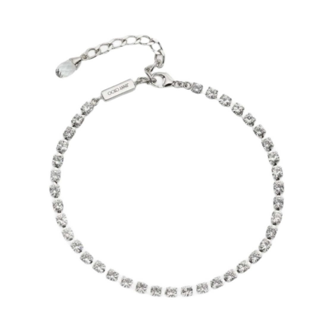 (W) 지미추 우먼 사에다 앵클릿 실버((W) Jimmy Choo Saeda Anklet Silver)