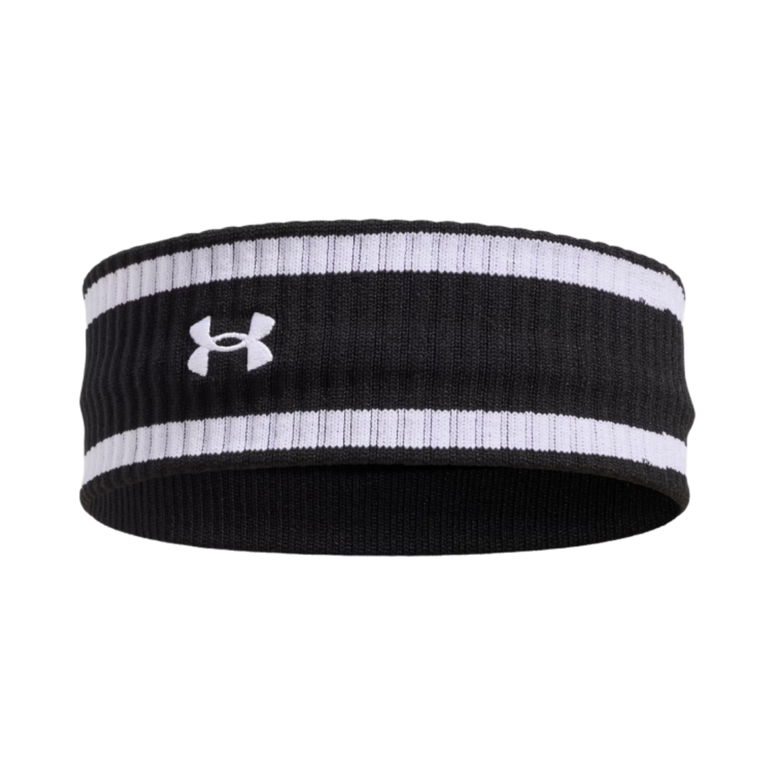 1389937-001 Under Armour UA Lightweight Terry Headband Black White