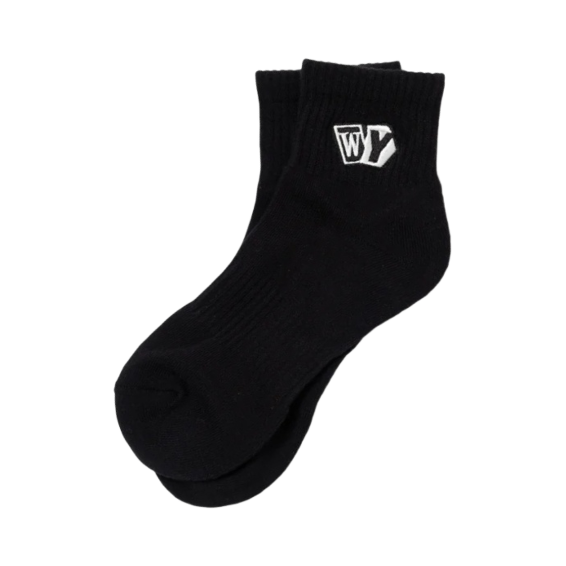 베르디 웨이스티드 유스 숏 파일 삭스 블랙(Verdy Wasted Youth Short Pile Socks Black) - 1