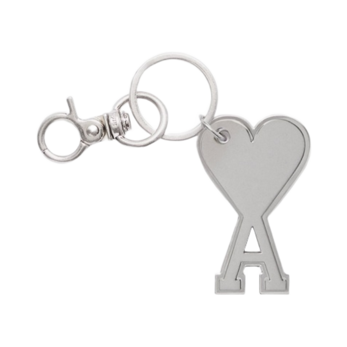 아미 하트 로고 키링 실버(AMI de Coeur Keyring Silver)