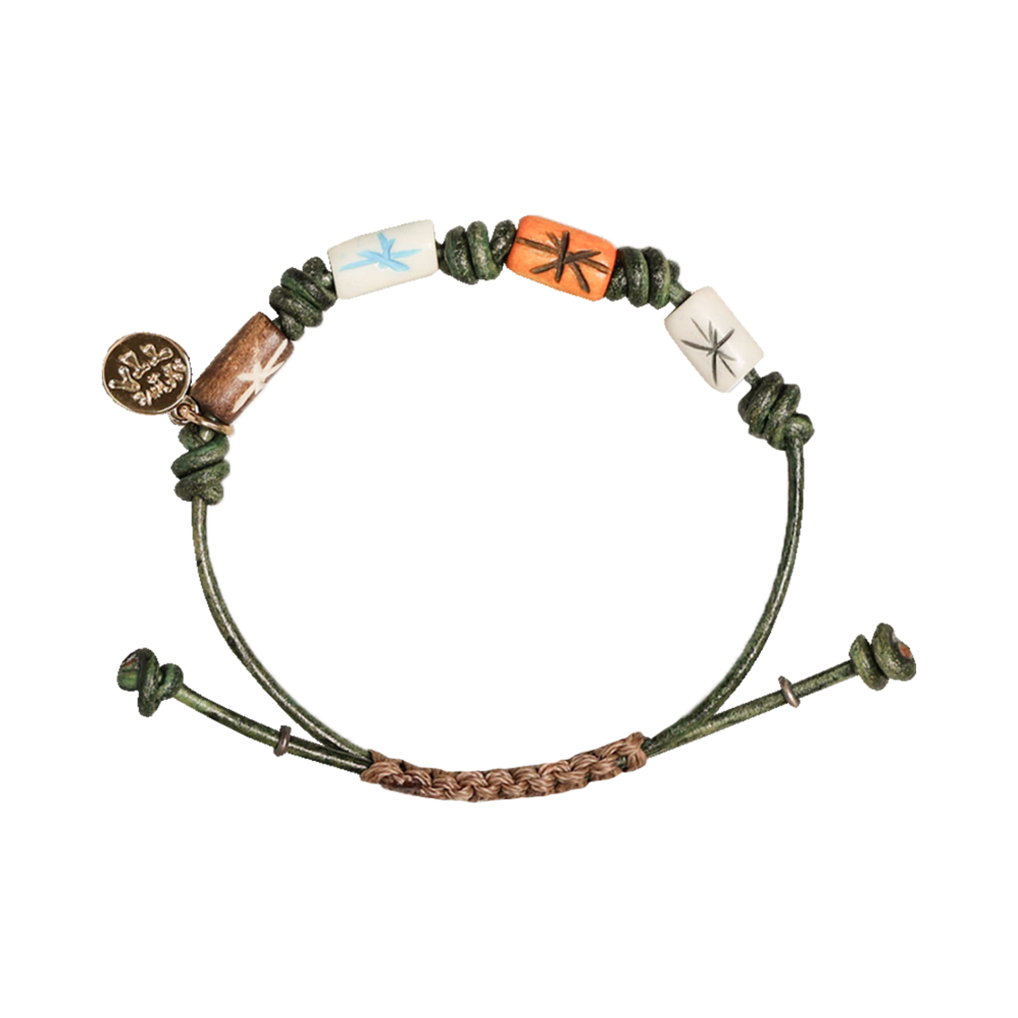 토우토우아카이브 에스닉 썬 팔찌 그린(TOWTOW.ARCHIVE Ethnic Sun Bracelet Green)