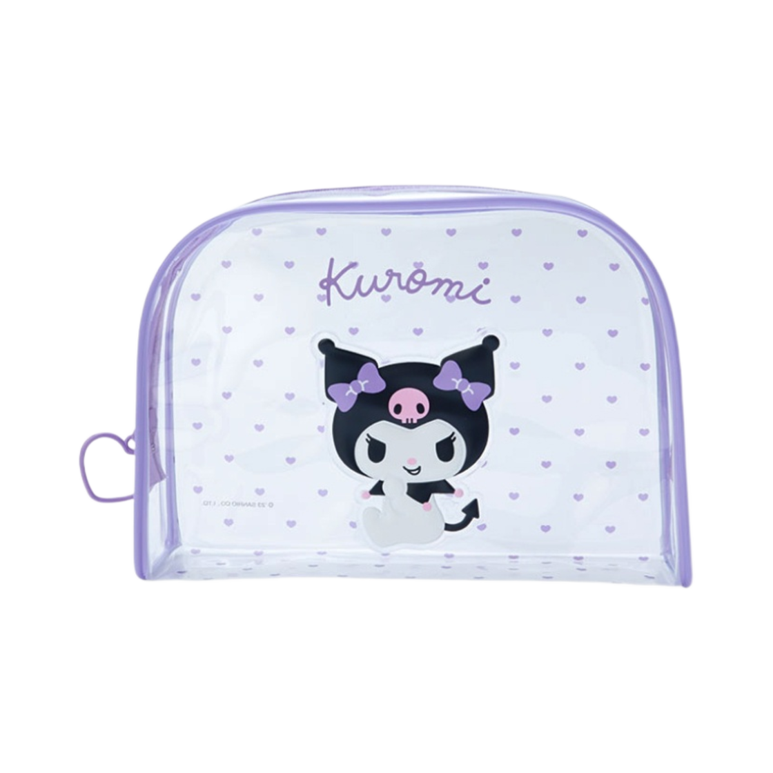 산리오 쿠로미 PVC 파우치 클리어(Sanrio Kuromi PVC Pouch Clear) - 1
