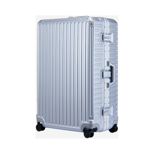 LV-MONDDAK-28-SILVER LEAD VAULT Monddak Suitcase 28Inch Silver