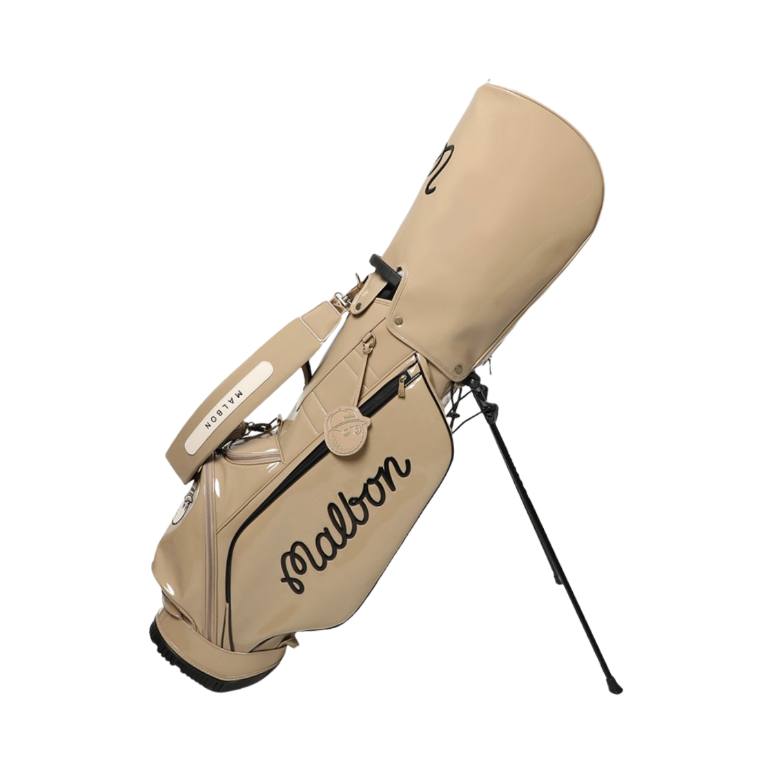 말본 골프 애나멜 스탠드 백 베이지(Malbon Golf Enamel Stand Bag Beige) - 3