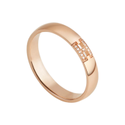 (W) Hermes Ever Herakles Wedding Band Rose Gold