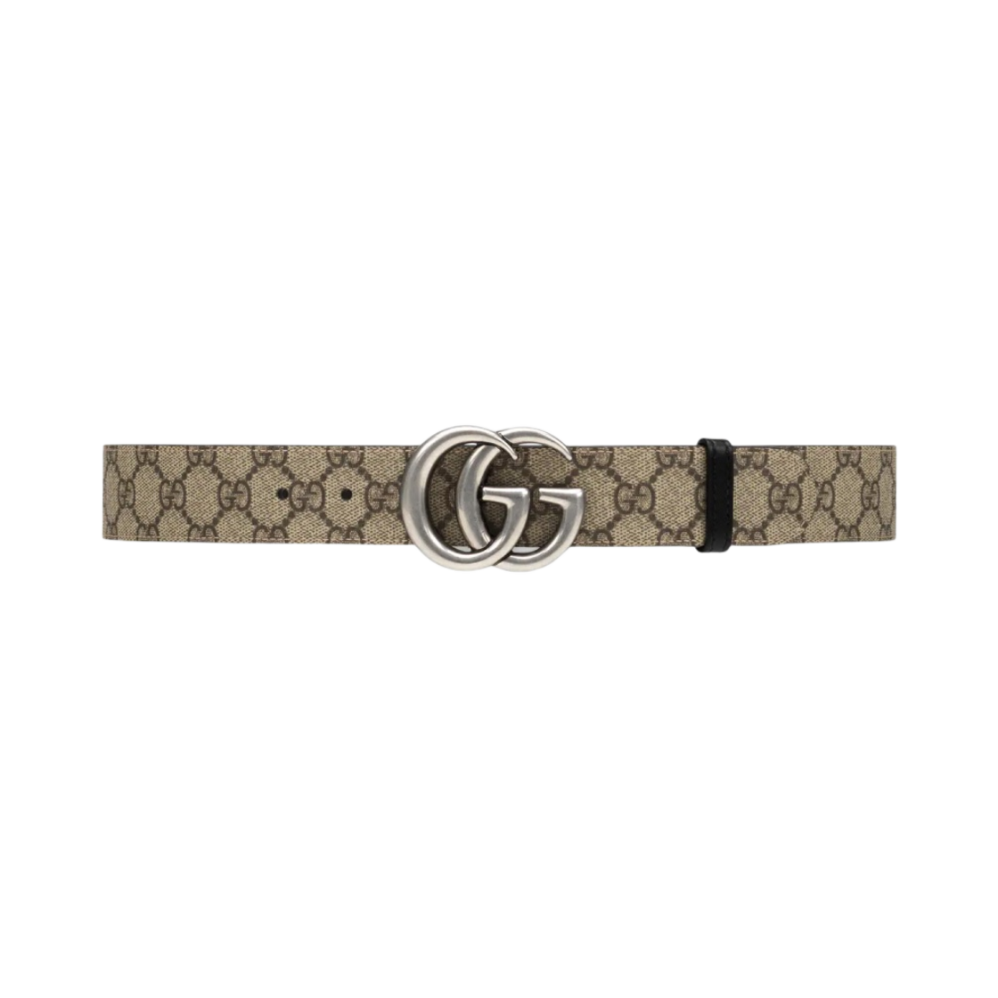 구찌 GG 마몽 리버시블 벨트 베이지 에보니 블랙(Gucci GG Marmont Reversible Belt Beige Ebony Black) - 1