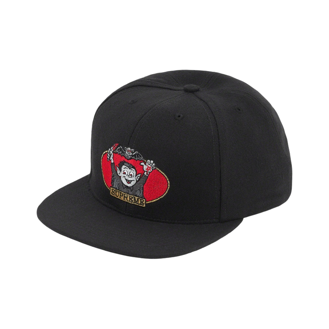슈프림 뱀파이어 보이 6-패널 캡 블랙 - 21SS(Supreme Vampire Boy 6-Panel Black - 21SS) - 1