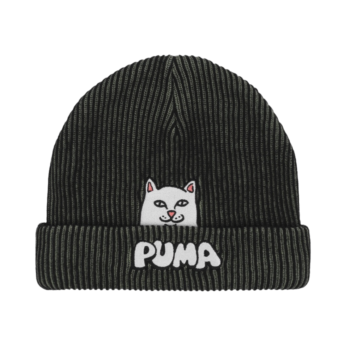푸마 x 립앤딥 비니 블랙 유칼립투스(Puma x RIPNDIP Beanie Black Euaclyptus) - 1