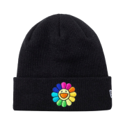 New Era x Murakami Takashi Ohana Beanie Black