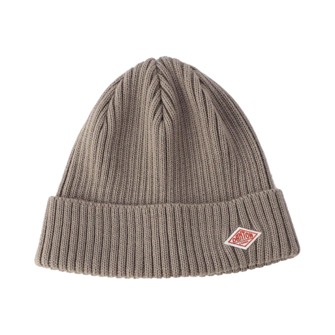 DT-H0234 Danton Wool Rib Knit Beanie Mocha