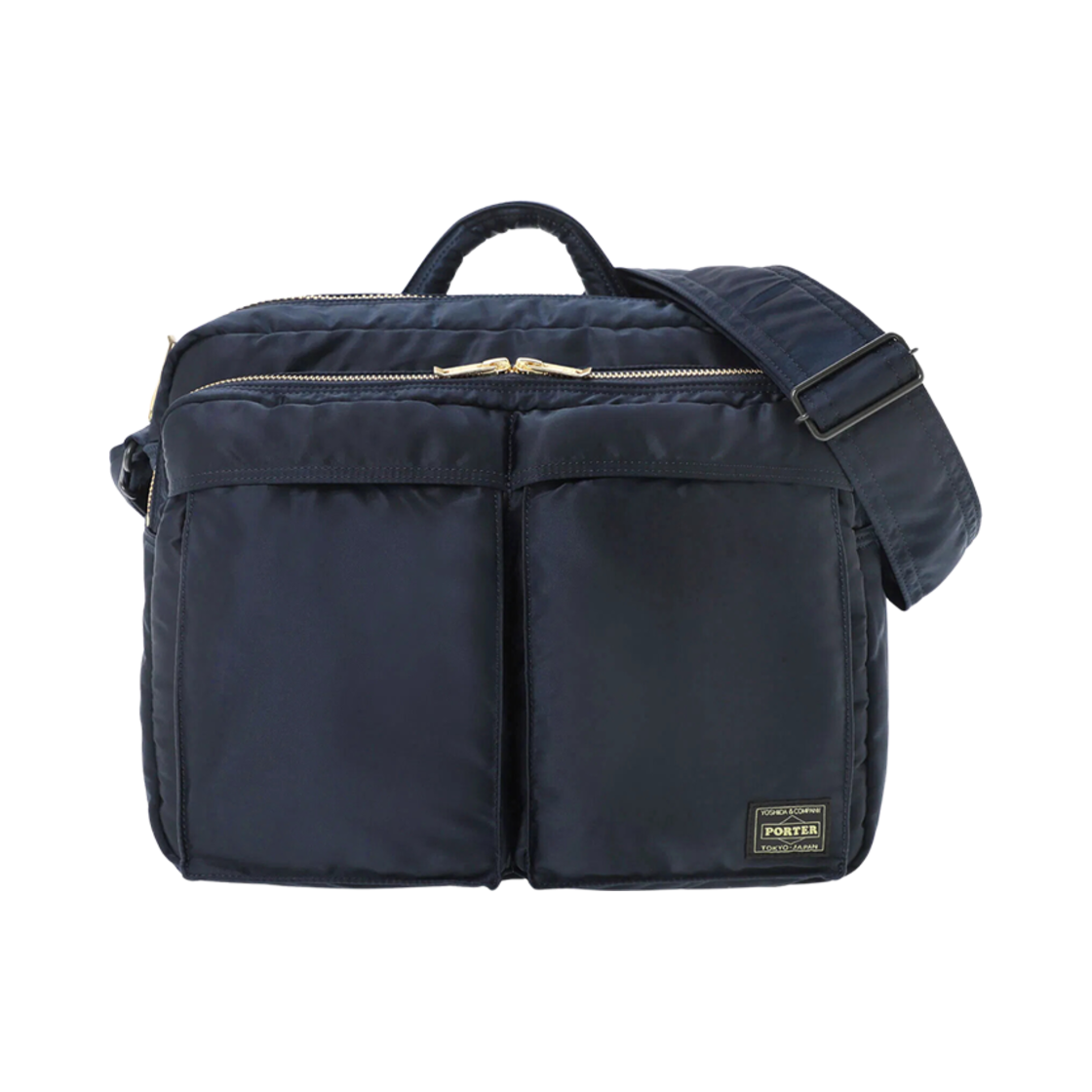 포터 올 뉴 탱커 슬링백 집 엑스라지 아이언 블루(Porter All New Tanker Sling Bag Zip XL Iron Blue) - 1