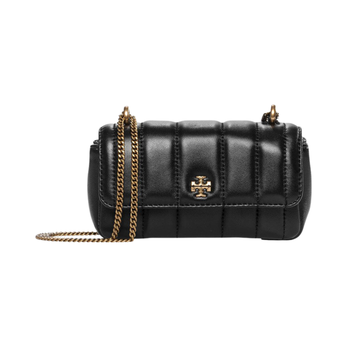 142567-001 Tory Burch Mini Kira Flap Shoulder Bag Black