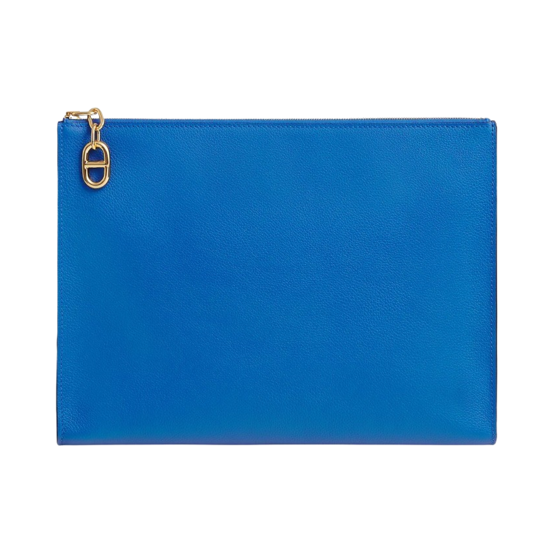 에르메스 지펭고 샹달 GM 파우치 에버컬러 & 골드 하드웨어 블루 젤리지(Hermes Zipengo Chaine d'Ancre GM Pouch Evercolor & Gold Bleu Zellige) - 1