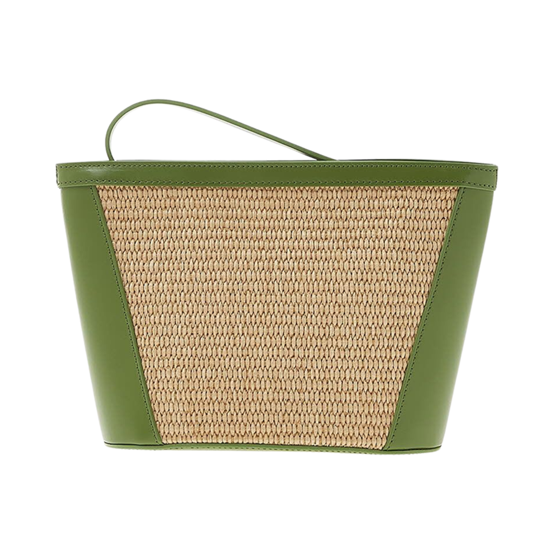 마르니 레더 & 라피아 트로피칼리아 파우치 샌드 스톰 허브(Marni Leather & Raffia Tropicalia Pouch Sand Storm Herb) - 2