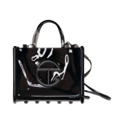 Telfar x Melissa Medium Jelly Shopping Bag Clear Black