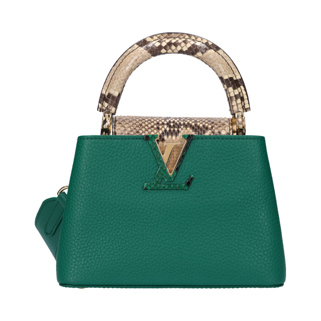 루이비통 N80931 카퓌신 미니 파이톤 에머로드 그린