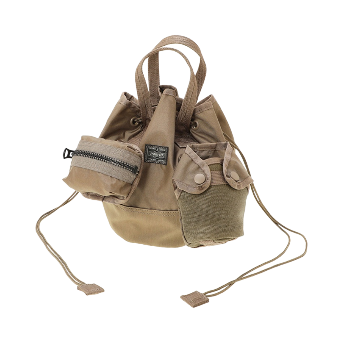 포터 올 스카프 토트 파우치 베이지(Porter ALL Scarf Tote Pouches Beige) - 3