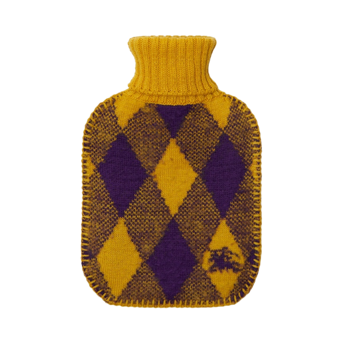 버버리 아가일 울 핫 워터 보틀 페어 로얄(Burberry Argyle Wool Hot Water Bottle Pear Royal)