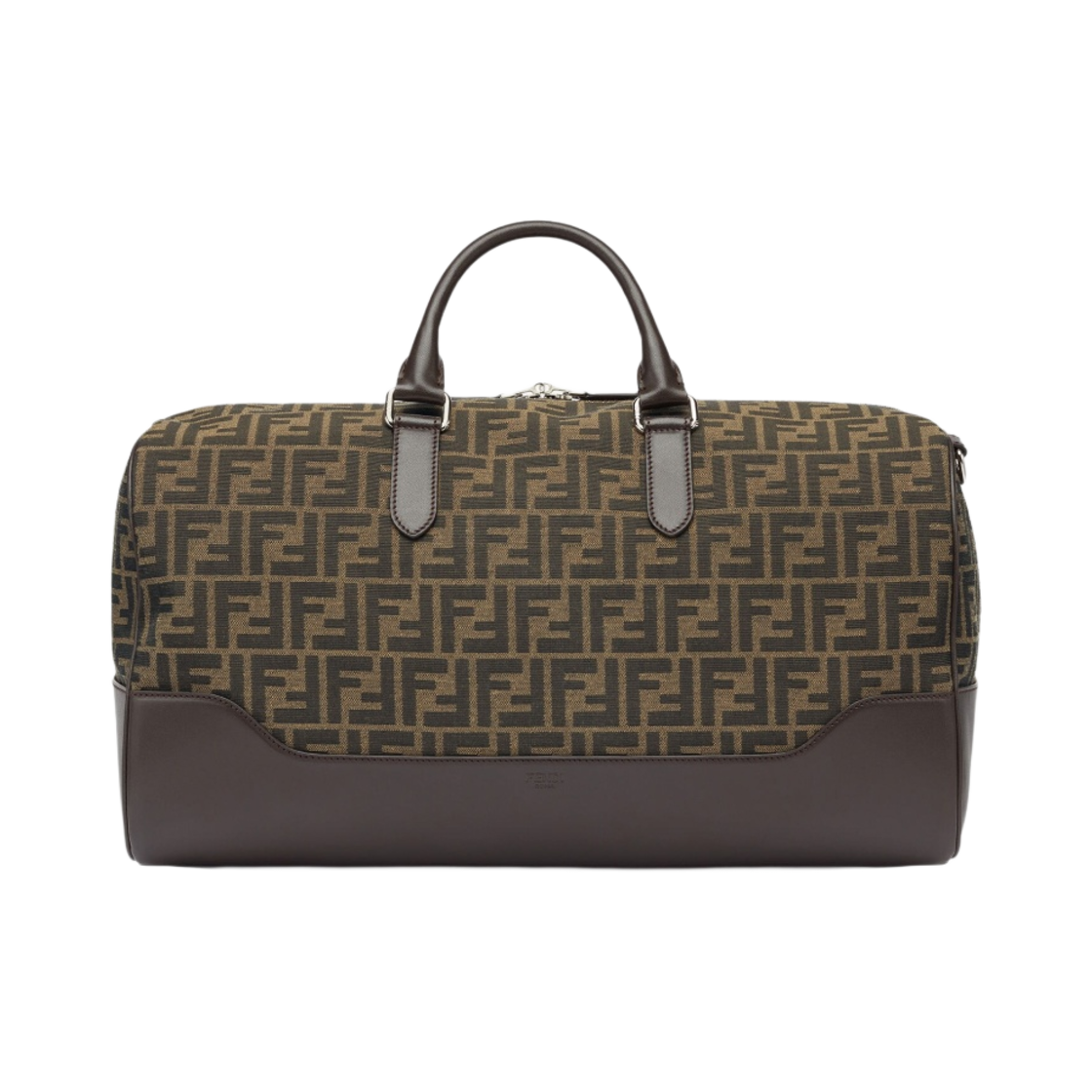 펜디 미디움 더플 FF 패브릭 라지백 브라운(Fendi Medium Duffle FF Fabric Large Bag Brown) - 3