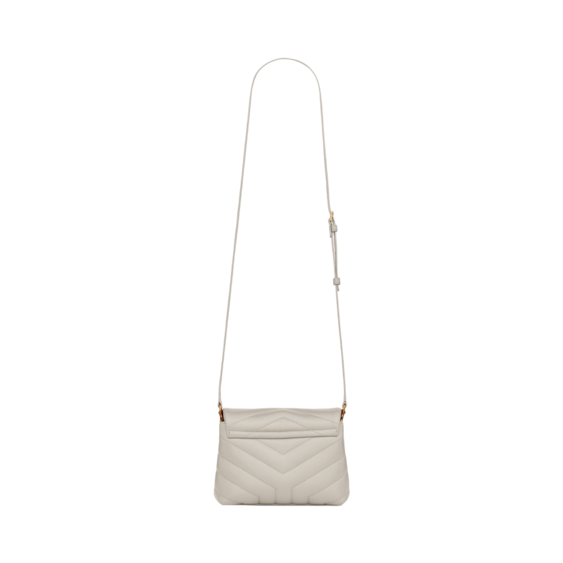 생로랑 마틀라세 Y 레더 브론즈 모노그램 루루 토이백 블랑 빈티지(Saint Laurent Bronze Monogram Loulou Toy Bag in Matelasse Y Leather Blanc Vintage) - 2