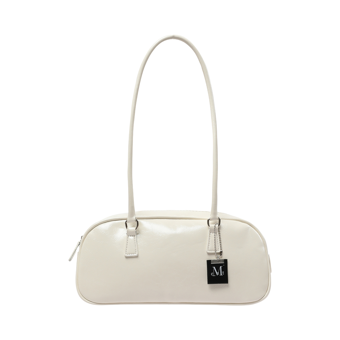 무센트 로마 크랙 키링 볼링백 아이보리(MUCENT Roma Crack Keyring Bowling Bag Ivory)