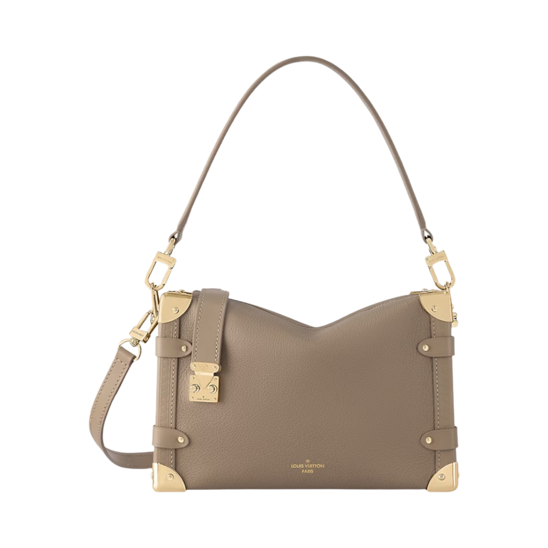 M25072 Louis Vuitton Side Trunk MM Taupe