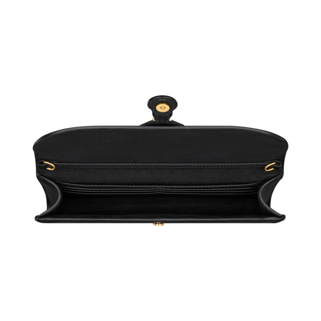 디올 바비 이스트 웨스트 체인 파우치 스무스 카프스킨 블랙(Dior Bobby East West Pouch with Chain Smooth Calfskin Black) - 4