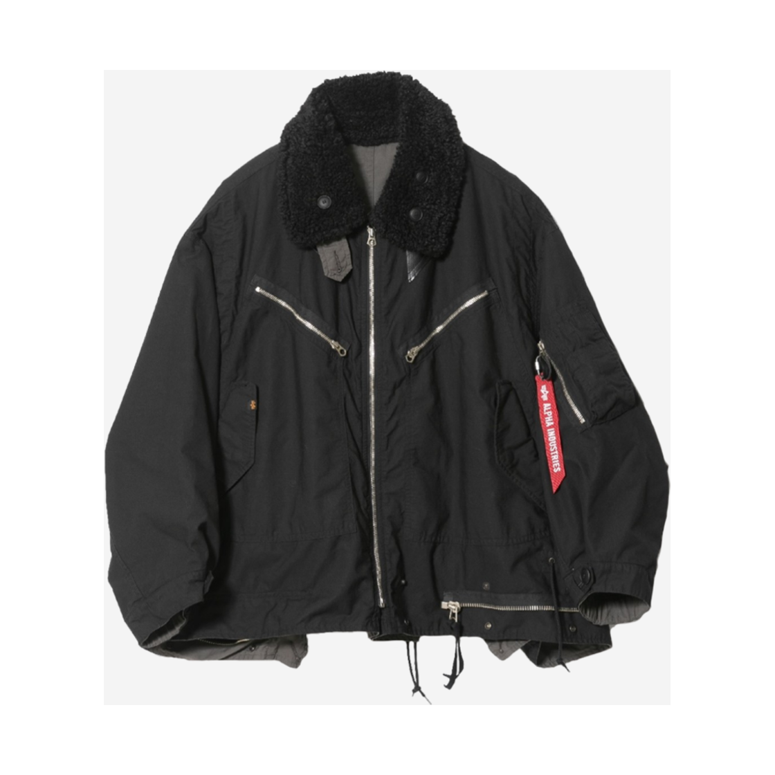 뷰티풀피플 x 알파 우먼 더블 엔드 CN 모즈 코트 블랙 - 24FW(Beautiful People x Alpha Women Double End CN Mods Coat Black - 24FW)