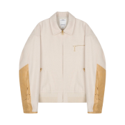 Visvim Harvey Twill Tweed Blouson Jacket Ivory