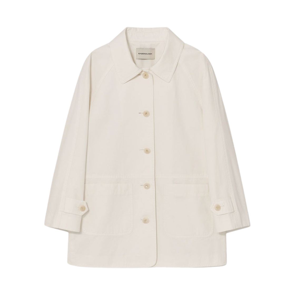 P0000EEV Kindersalmon Women Adagio Raglan Coat Off White