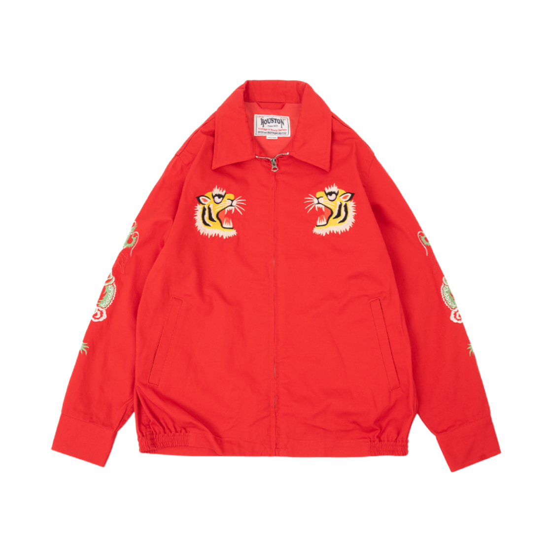 휴스턴 재팬 EMB 해링턴 자켓 타이거 레드 51474RD(Houston Japan EMB Harrington Jacket Red 51474RD) - 1